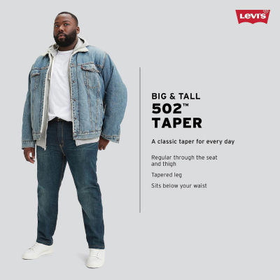 Levi's® Big and Tall Mens 502™ Regular Tapered Fit Jeans