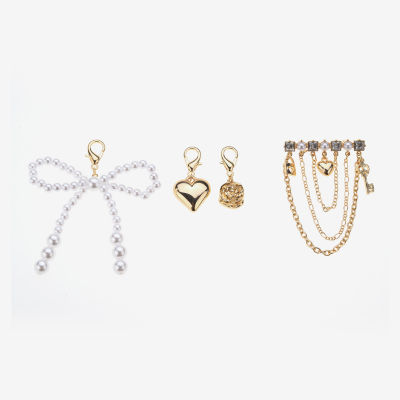 Bijoux Bar Gold Tone Heart Shoe Charm
