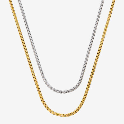 Mens 2-pc. Necklace Set