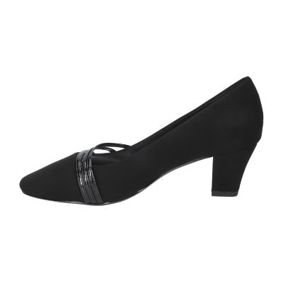 Easy Street Womens Cristiny Block Heel Pumps