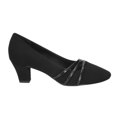 Easy Street Womens Cristiny Block Heel Pumps