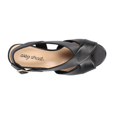 Easy Street Womens Christy Heeled Sandals JCPenney