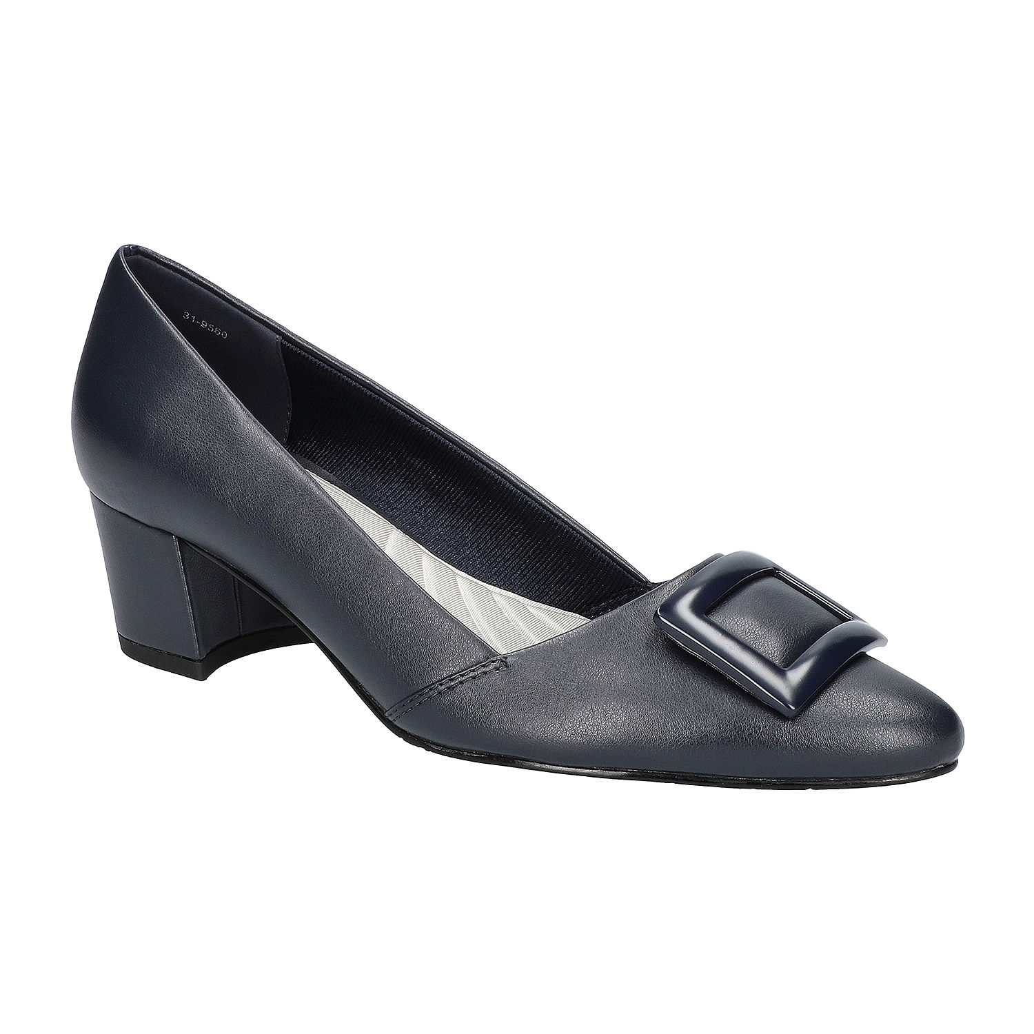 Easy Street Womens Dali Pointed Toe Block Heel Pumps - JCPenney