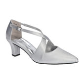 Easy street sale silver shoes