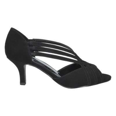 Easy Street Womens Oceana Open Toe Stiletto Heel Pumps