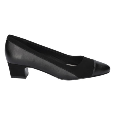 Easy Street Womens Dottie Closed Toe Block Heel Pumps