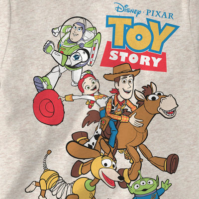 Disney Collection Little & Big Boys Crew Neck Short Sleeve Toy Story Graphic T-Shirt