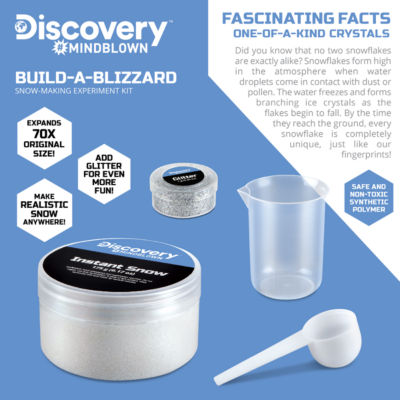 Discovery™ #Mindblown Build-A-Blizzard Snow-Making Experiment Kit