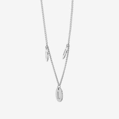 Womens Sterling Silver Name Necklaces