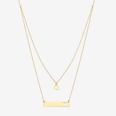 Jcpenney gold store bar necklace