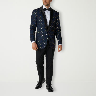 Jcpenney navy 2024 blue suit