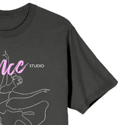 Dance Academy Oversized Tee Womens Crew Neck Long Sleeve Oversized Juniors Graphic T-Shirt