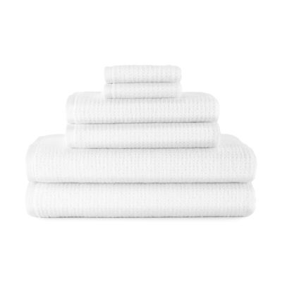 Home Expressions 6-pc. Quick Dry Solid Bath Towel Set