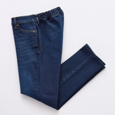 a.n.a Womens High Rise Seated Wear Straight Leg Jean