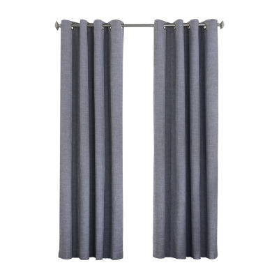 Maya Energy Saving 100% Blackout Grommet Top Single Curtain Panel