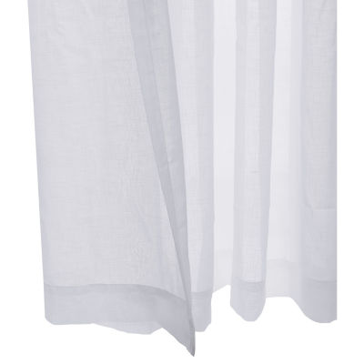 Cote D'Azure Sheer Grommet Top Single Curtain Panel