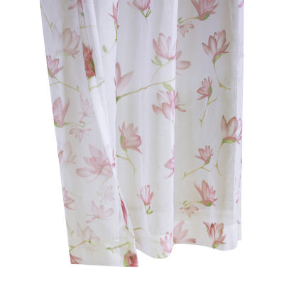 Magnolia Light-Filtering Grommet Top Single Curtain Panel