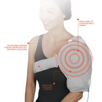 Sharper Image Calming Heat Shoulder Compression Wrap