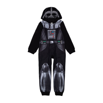 Disney Collection Little & Big Boys Microfleece Star Wars Long Sleeve One Piece Pajama