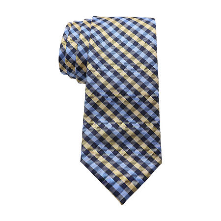 U.S. Polo Assn. Gingham Tie, One Size, Yellow