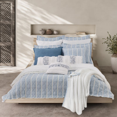 Queen Street Sand & Stone Reversible Lightweight Throw