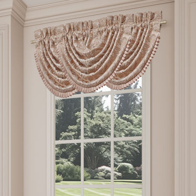 Queen Street Fresno Rod Pocket Waterfall Valance