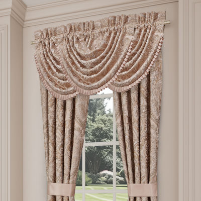 Queen Street Fresno Rod Pocket Waterfall Valance