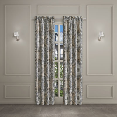 Queen Street Leonard Rod Pocket Blackout Set of 2 Curtain Panels
