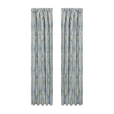 Queen Street Cesar Blackout Rod Pocket Set of 2 Curtain Panel