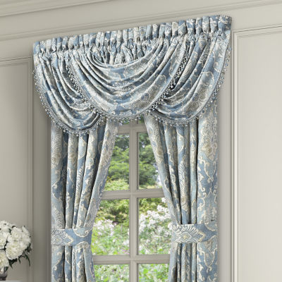 Queen Street Cesar Rod Pocket Waterfall Valance