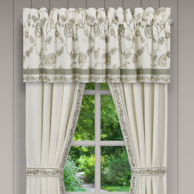 Queen Street Flaire Rod Pocket Tailored Valance