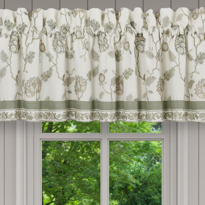Queen Street Flaire Rod Pocket Tailored Valance