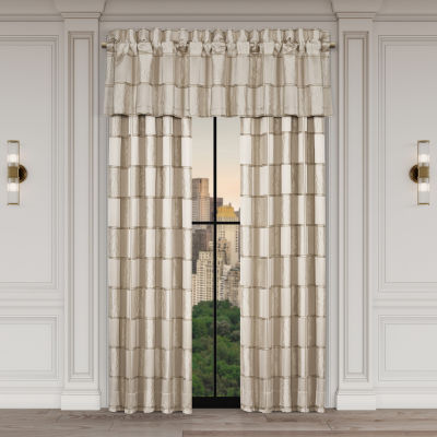 Queen Street Benton Flax Blackout Rod Pocket Set of 2 Curtain Panel