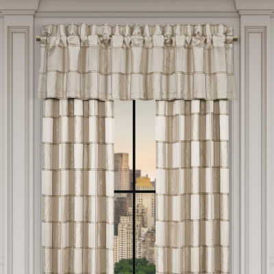 Queen Street Benton Flax Rod Pocket Tailored Valance