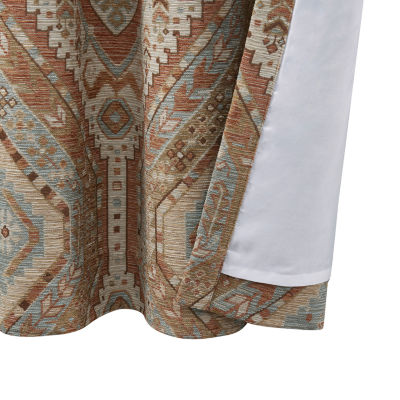 Queen Street Jefferson Rod Pocket Blackout Set of 2 Curtain Panel