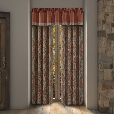 Queen Street Jefferson Rod Pocket Blackout Set of 2 Curtain Panel