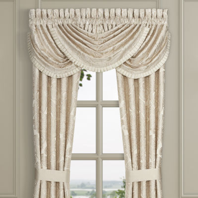 Queen Street Valdez Rod Pocket Waterfall Valance