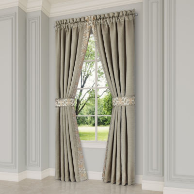 Queen Street Perugia Blackout Rod Pocket Set of 2 Curtain Panel