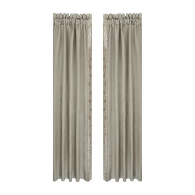 Queen Street Perugia Blackout Rod Pocket Set of 2 Curtain Panel