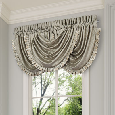 Queen Street Perugia Rod Pocket Waterfall Valance