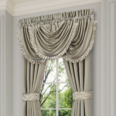 Queen Street Perugia Rod Pocket Waterfall Valance