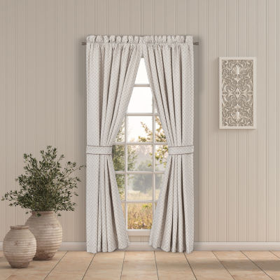 Queen Street Safia Blackout Rod Pocket Set of 2 Curtain Panel