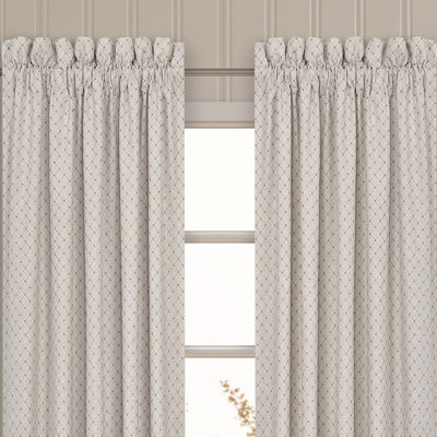 Queen Street Safia Blackout Rod Pocket Set of 2 Curtain Panel