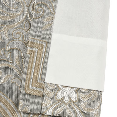 Queen Street Medellin Rod Pocket Blackout Set of 2 Curtain Panel