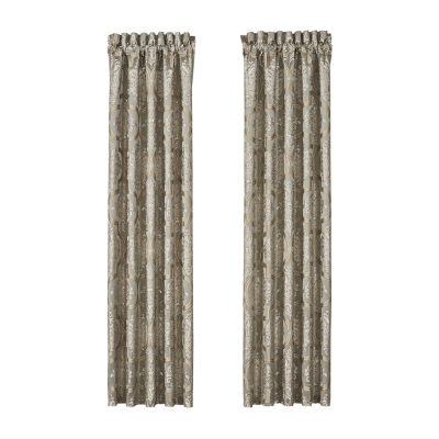 Queen Street Medellin Blackout Rod Pocket Set of 2 Curtain Panel