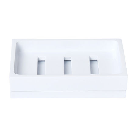 Queen Street Cutting Edge Soap Dish, One Size, White