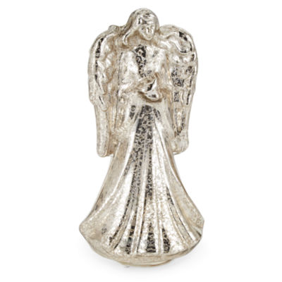 North Pole Trading Co. Mercury Angel Christmas Tabletop Decor