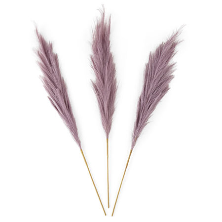 North Pole Trading Co. Light Purple Feather 3-pc. Christmas Picks, One Size, Purple