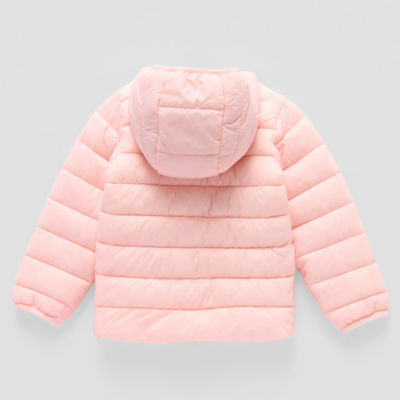 Okie Dokie Girls Hooded Midweight Puffer Jacket