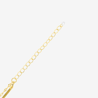 Womens 18K Gold Over Brass 2-pc. Necklace Set